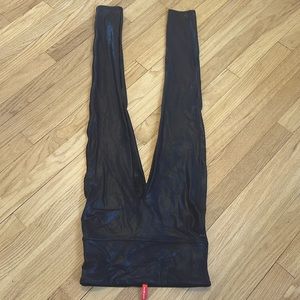 SPANX Faux Leather Leggings